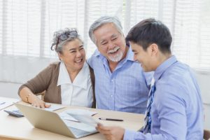 Elderly couple applies 12 month loans from licensed money lender offering personal loan