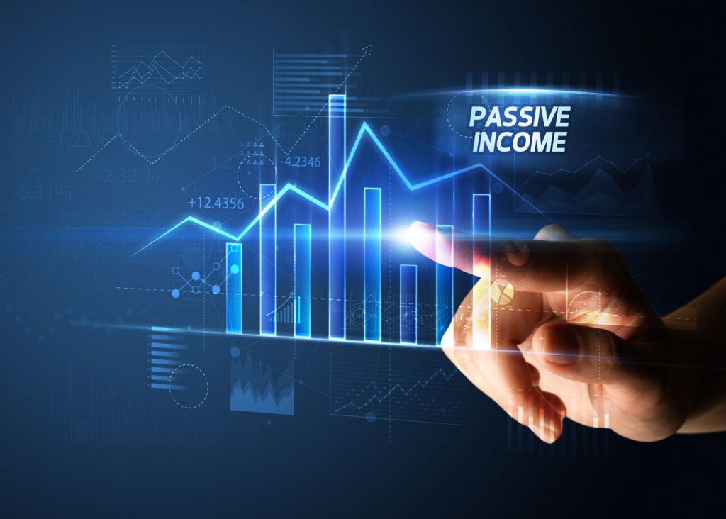  Chart showing an individual’s passive income stream